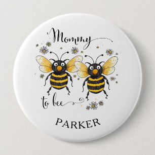 Cute Mummy To Bee 10 Cm Round Badge