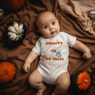 Cute "Mummy's LiL Boo-Thang" Halloween  Baby Bodysuit