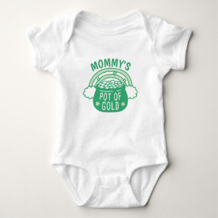 Cute Mummy's Pot Of Gold baby bodysuit