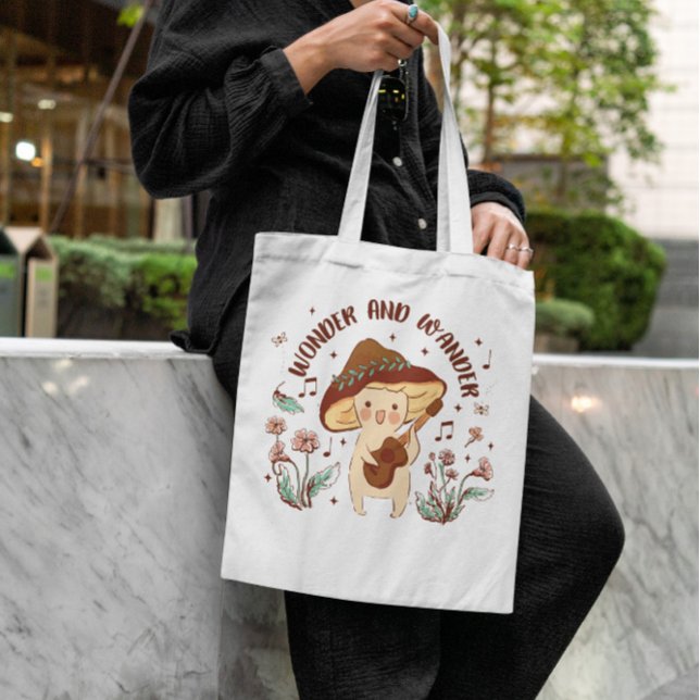 Cute Mushroom Character Tote Bag (Creator Uploaded)
