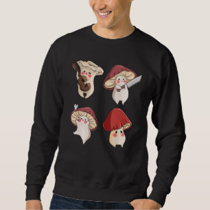 Cute Mushroom Cottagecore Aesthetic Goblincore Gir Sweatshirt