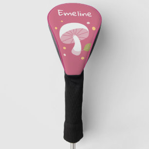 Cute Mushroom   Emma B.   Personalise   Putter    Golf Head Cover