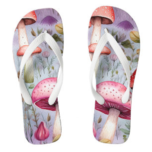 Cute Mushroom Forest Jandals