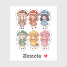 Cute Mushroom Girls Aesthetic Collection 