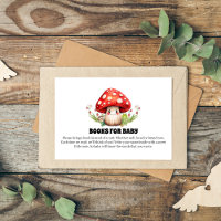 Cute Mushroom ladybug Baby Shower Books for Baby