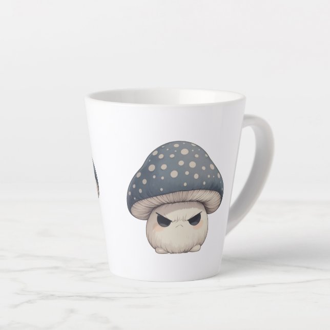 Cute Mushroom Mug – Whimsical Forest Mushroom Coff (Right Angle)
