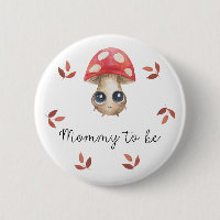 Cute mushroom Mummy to be Baby shower