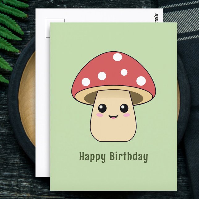 Cute Mushroom Postcard (Cute Mushroom Postcard)