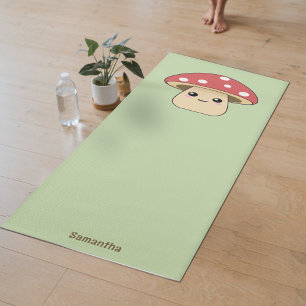 Cute Mushroom Yoga Mat
