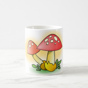 CUTE MUSHROOMS COFFEE MUG