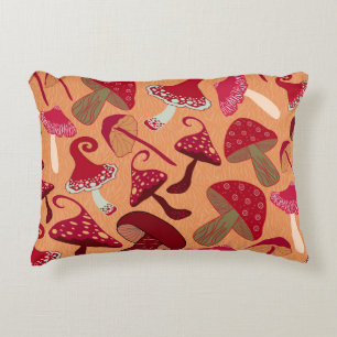 Cute Mushrooms Decorative Cushion