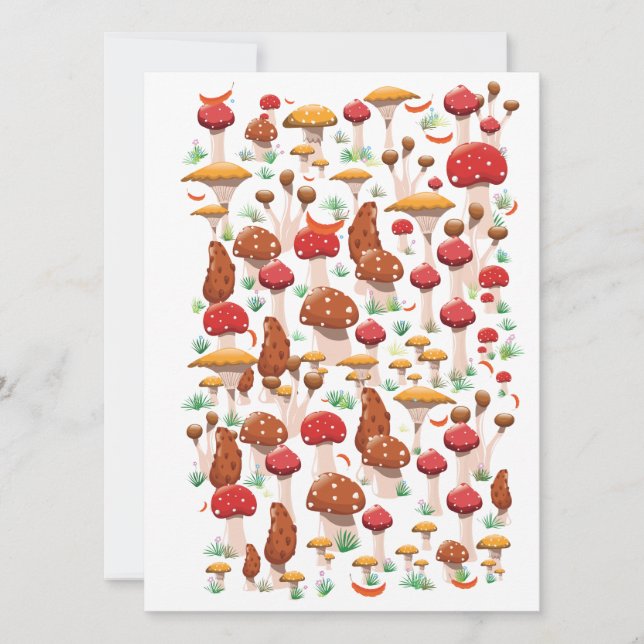 Cute Mushrooms Pattern (Front)