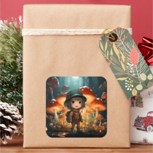 Cute mushrooms sticker