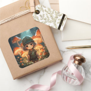 Cute mushrooms sticker