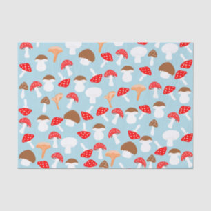 Cute Mushrooms Tissue Paper