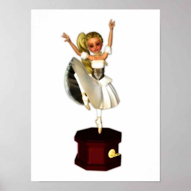 Cute Music Box Dancer Poster (Front)