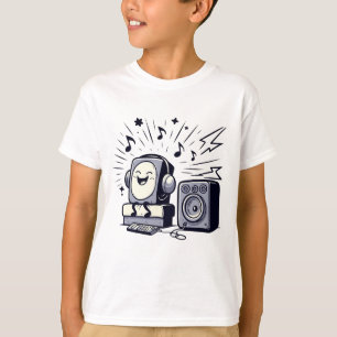Cute Music Lover – Fun Cartoon Kids T-Shirt