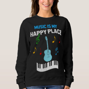Cute Music Musician Tees  Music Is My Happy Place