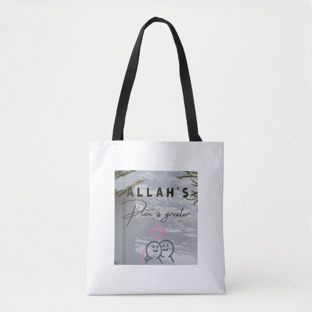 Cute muslim tote bag (Front)