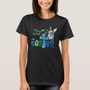 Cute My First Easter Bunny Cross Happy Easter Chri T-Shirt
