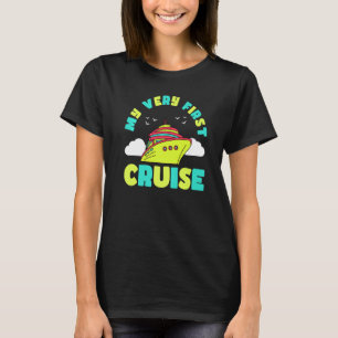 Cute My Very First Cruise Girls Boys Kids Sailing T-Shirt