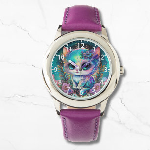 Cute Mystical Cat Kitten Celestial Animal Watch