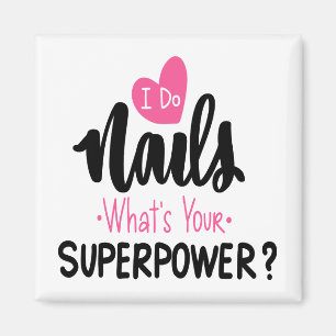 Cute Nail Tech Cosmetologist Nails Beauty Salon Magnet