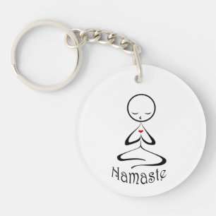 Cute Namaste keychain