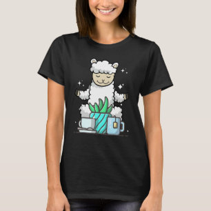 Cute Namaste Sheep Do Yoga Gardening  Coffee T-Shirt