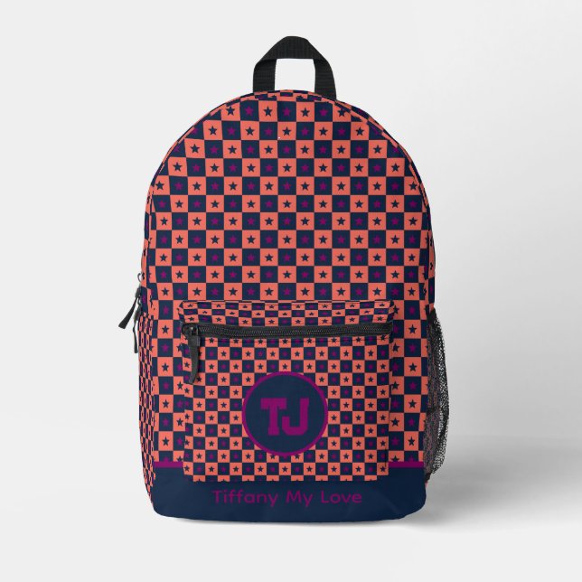 Cute Name High School Backpack For Her (Front)