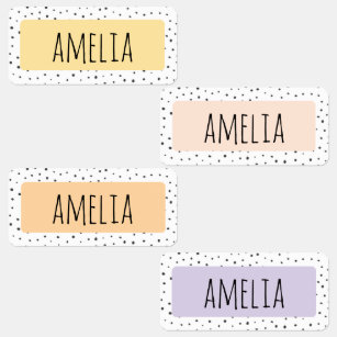 Cute Name Stickers - Kids Clothing Labels