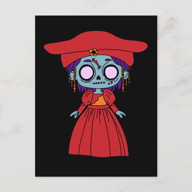 Cute Namibian Zombie Postcard (Front)