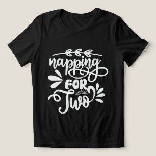 Cute napping two word art Mommy-to-be Tri-Blend Shirt