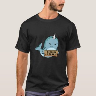 Cute Narwhal Feeling Stabby T-Shirt