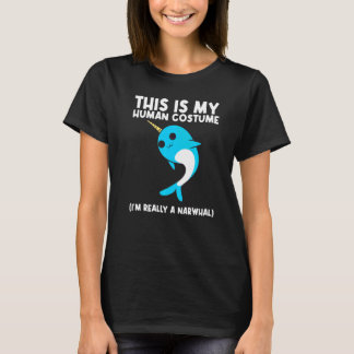 Cute Narwhal For Men Women Narwhale Narwhal Tusk T-Shirt
