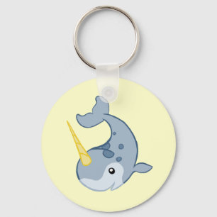 Cute Narwhal Key Ring