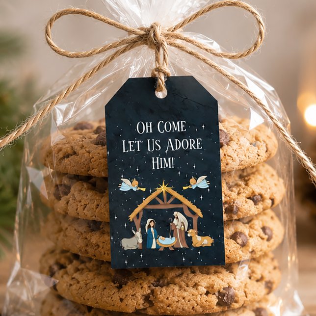Cute Nativity Christmas Gift Tags (Cute Nativity Christmas Gift Tags)
