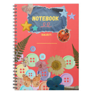 Cute Nature Whimsy Notebook