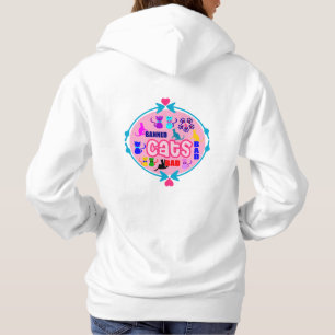 😻🐾↷❤Cute Naughty Cat Family Fabulous Hoodie
