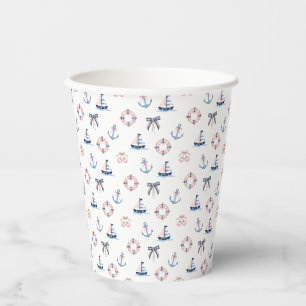 Cute Nautical and Coquette Infusion! Paper Cups