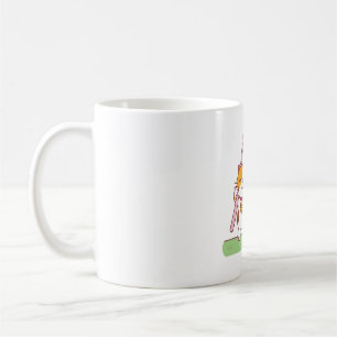 Cute Neko Cat and Koinobori Carp Streamer  Coffee Mug