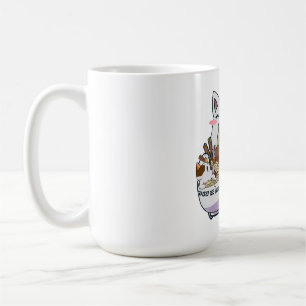 Cute Neko Cat With Ramen Noodles Bowl Anime Japan Coffee Mug