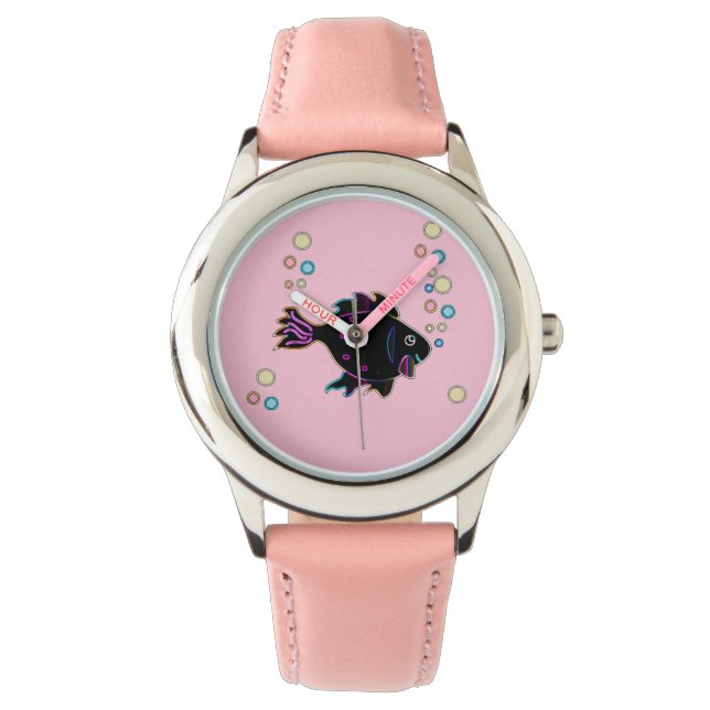 Cute Neon Fish Watch (Front)