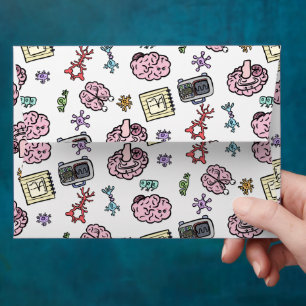 Cute Neuroscience Pattern Envelope