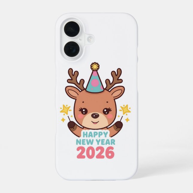 cute new year iphone case 2026 (Back)