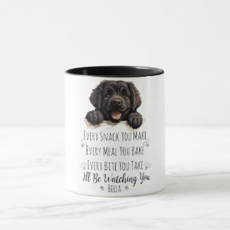 Cute Newfoundland Dog Funny Custom Mug