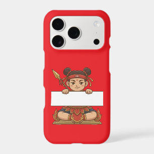 Cute Nezha Holding Blank Sign