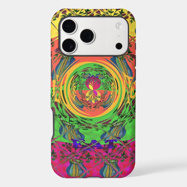 Cute nice and lovely floral colour designs.  (Back)