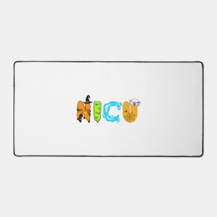 Cute NICU Halloween design Desk Mat
