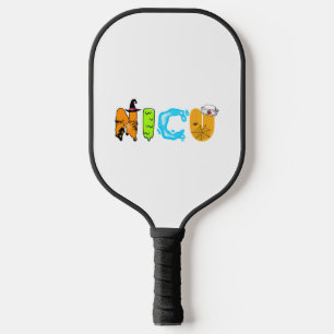 Cute NICU Halloween design Pickleball Paddle